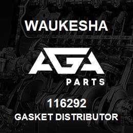 116292 Waukesha GASKET DISTRIBUTOR | AGA Parts