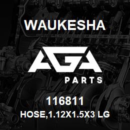 116811 Waukesha HOSE,1.12X1.5X3 LG | AGA Parts