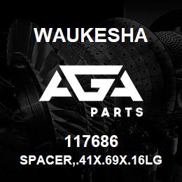 117686 Waukesha SPACER,.41X.69X.16LG | AGA Parts