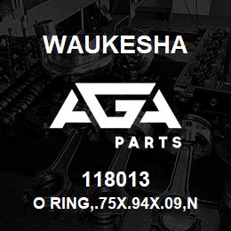 118013 Waukesha O RING,.75X.94X.09,NITRILE | AGA Parts