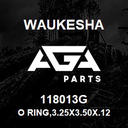 118013G Waukesha O RING,3.25X3.50X.12,NITRILE | AGA Parts