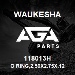 118013H Waukesha O RING,2.50X2.75X.12,NITRILE | AGA Parts