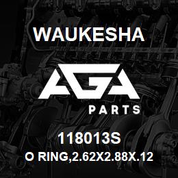 118013S Waukesha O RING,2.62X2.88X.12,NITRILE | AGA Parts
