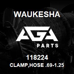 118224 Waukesha CLAMP,HOSE .69-1.25 | AGA Parts