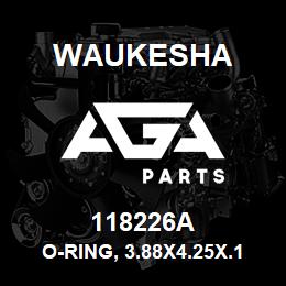 118226A Waukesha O-RING, 3.88X4.25X.19, NITRILE | AGA Parts