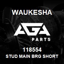 118554 Waukesha STUD MAIN BRG SHORT | AGA Parts
