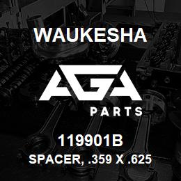 119901B Waukesha SPACER, .359 X .625 X 1.25 LG | AGA Parts