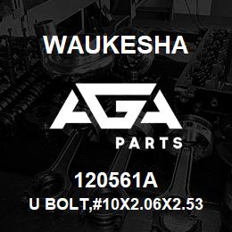 120561A Waukesha U BOLT,#10X2.06X2.53LG | AGA Parts