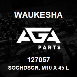 127057 Waukesha SOCHDSCR, M10 X 45 LG, GR B16 | AGA Parts