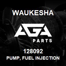 128092 Waukesha PUMP, FUEL INJECTION | AGA Parts
