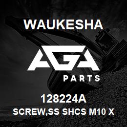 128224A Waukesha SCREW,SS SHCS M10 X 108 REWORK | AGA Parts
