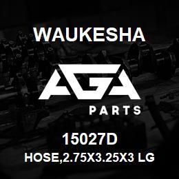 15027D Waukesha HOSE,2.75X3.25X3 LG | AGA Parts