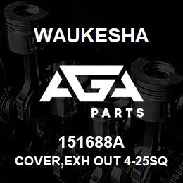 151688A Waukesha COVER,EXH OUT 4-25SQ | AGA Parts
