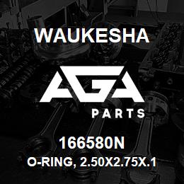166580N Waukesha O-RING, 2.50X2.75X.12, POLY | AGA Parts
