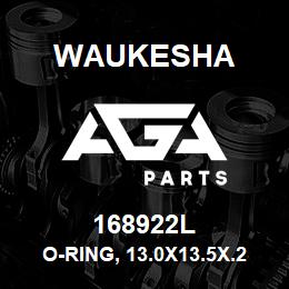 168922L Waukesha O-RING, 13.0X13.5X.25, NITRILE | AGA Parts