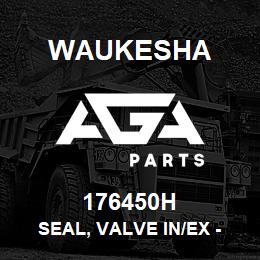 176450H Waukesha SEAL, VALVE IN/EX - ORANGE | AGA Parts