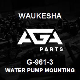G-961-3 Waukesha WATER PUMP MOUNTING GASKET KIT | AGA Parts