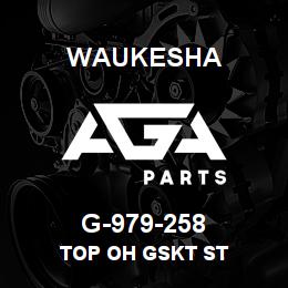 G-979-258 Waukesha TOP OH GSKT ST | AGA Parts