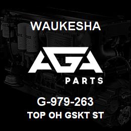 G-979-263 Waukesha TOP OH GSKT ST | AGA Parts