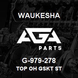 G-979-278 Waukesha TOP OH GSKT ST | AGA Parts