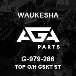 G-979-286 Waukesha TOP O/H GSKT ST | AGA Parts
