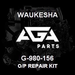 G-980-156 Waukesha O/P REPAIR KIT | AGA Parts