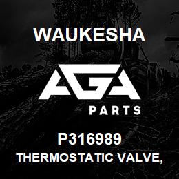P316989 Waukesha THERMOSTATIC VALVE, 4 IN, 210F | AGA Parts