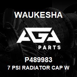 P489983 Waukesha 7 PSI RADIATOR CAP W/CHAIN | AGA Parts