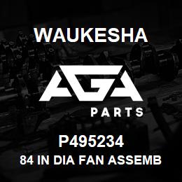 P495234 Waukesha 84 IN DIA FAN ASSEMBLY, 8 BLADES | AGA Parts