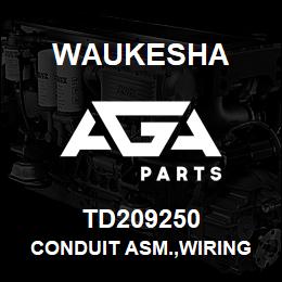 TD209250 Waukesha CONDUIT ASM.,WIRING 3/8 IN | AGA Parts