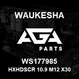 WS177985 Waukesha HXHDSCR 10.9 M12 X30 | AGA Parts