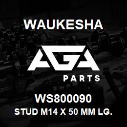 WS800090 Waukesha STUD M14 X 50 MM LG. | AGA Parts