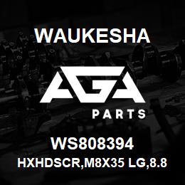 WS808394 Waukesha HXHDSCR,M8X35 LG,8.8 | AGA Parts