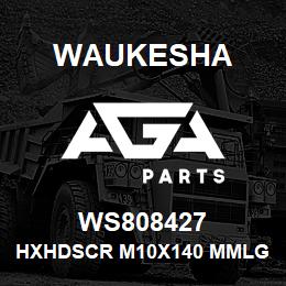 WS808427 Waukesha HXHDSCR M10X140 MMLG | AGA Parts