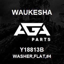 Y18813B Waukesha WASHER,FLAT,#4 | AGA Parts