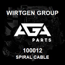 100012 Wirtgen Group SPIRAL CABLE | AGA Parts