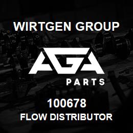 100678 Wirtgen Group FLOW DISTRIBUTOR | AGA Parts