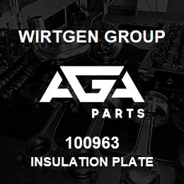 100963 Wirtgen Group INSULATION PLATE | AGA Parts