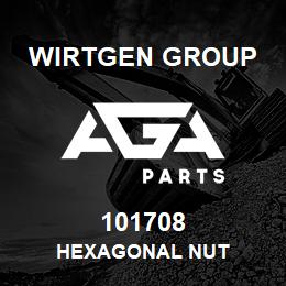 101708 Wirtgen Group HEXAGONAL NUT | AGA Parts