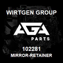 102281 Wirtgen Group MIRROR-RETAINER | AGA Parts