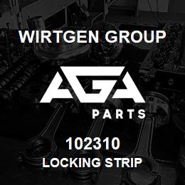 102310 Wirtgen Group LOCKING STRIP | AGA Parts