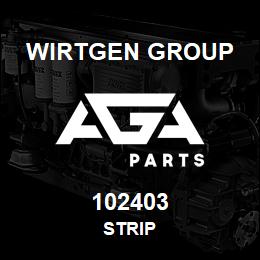 102403 Wirtgen Group STRIP | AGA Parts