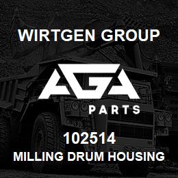 102514 Wirtgen Group MILLING DRUM HOUSING | AGA Parts