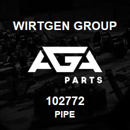 102772 Wirtgen Group PIPE | AGA Parts