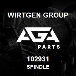 102931 Wirtgen Group SPINDLE | AGA Parts