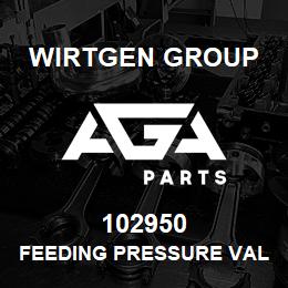 102950 Wirtgen Group FEEDING PRESSURE VALVE | AGA Parts