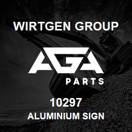 10297 Wirtgen Group ALUMINIUM SIGN | AGA Parts