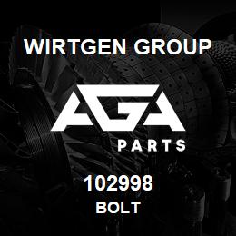 102998 Wirtgen Group BOLT | AGA Parts