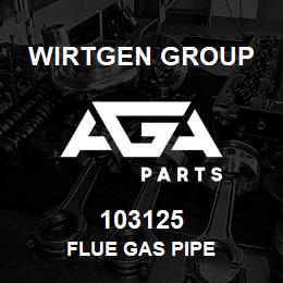 103125 Wirtgen Group FLUE GAS PIPE | AGA Parts