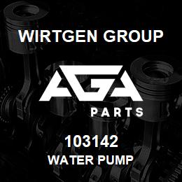 103142 Wirtgen Group WATER PUMP | AGA Parts